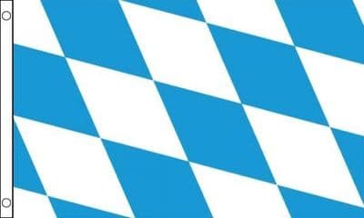 Bavaria Without Crest Flag - 5ft x 3ft | Standard Polyester