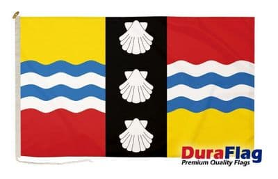 Bedfordshire New Premium Quality DuraFlag Rope & Toggle - 5ft x 3ft