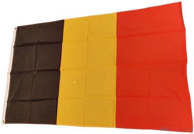 Belgium Flag - 5ft x 3ft | Standard Polyester