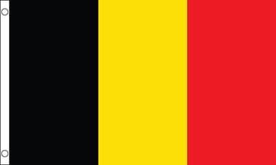 Belgium Flag - 8ft x 5ft | Standard Polyester