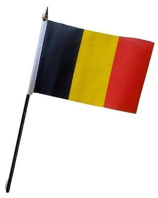 Belgium Table Flag - NO BASE