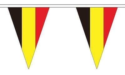 Belgium Triangle Bunting (20m) - 54 Flags