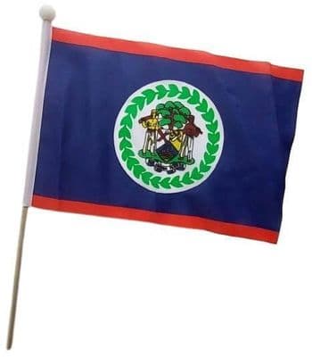 Belize Hand Flag