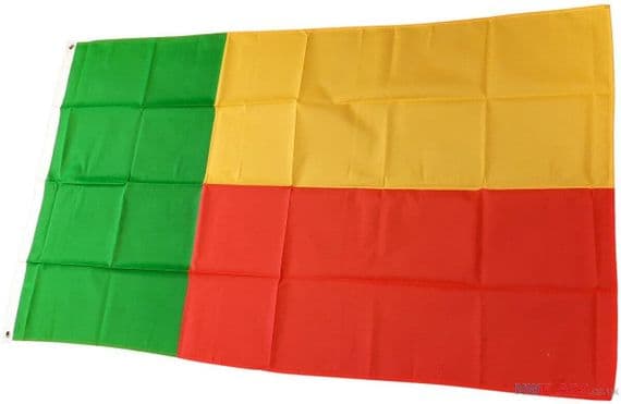 Benin Flag 5ft x 3ft | Buy Benin Value Flag | North West Flags
