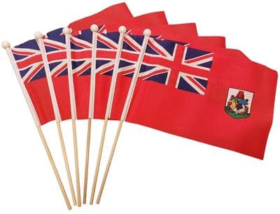Bermuda Hand Flag - 6 Pack