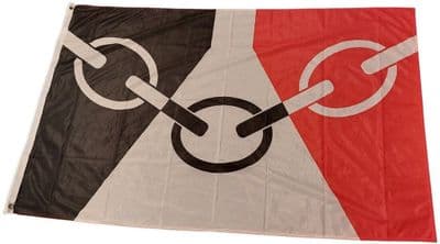 Black Country Flag 5ft x 3ft - Knitted Heavy Polyester
