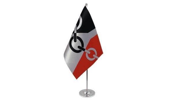 Black Country Satin Table Flag | Buy Black Country Satin Table Flag