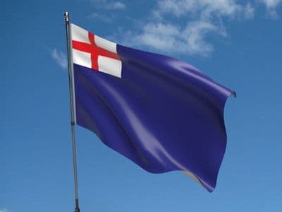 Blue Ensign 1620 - 1707 Flag - 5ft x 3ft | Standard Polyester