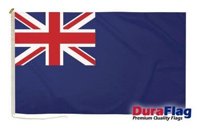 Blue Ensign Flag - 5ft x 3ft | Premium Quality DuraFlag Rope & Toggle
