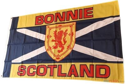 Bonnie Scotland Flag - 5ft x 3ft | Standard Polyester