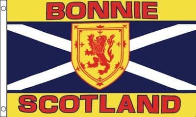 Bonnie Scotland Flag VALUE 3ft x 2ft