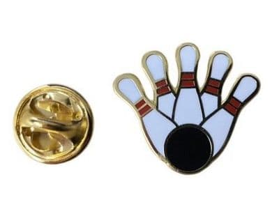 Bowls and Skittles Pin Badge