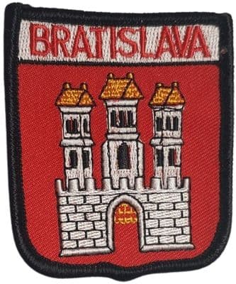 Bratislava Shield Embroidered Sew on patch