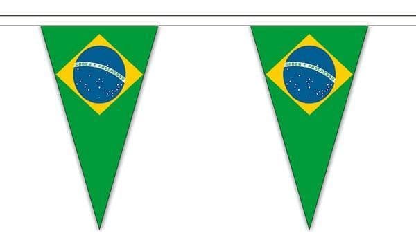 Brazil Triangle Bunting | Buy Brazil Triangle Bunting | NWFlags