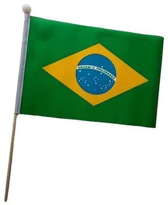 Brazil Hand Flag