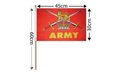British Army Large Hand Flag 18