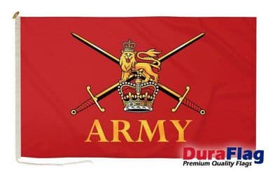 British Army Premium Quality DuraFlag Rope & Toggle - 5ft x 3ft