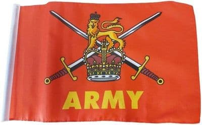 British Army SLEEVED Flag - 1.5ft x 1ft