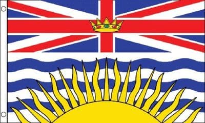 British Columbia 5ft x 3ft Flag