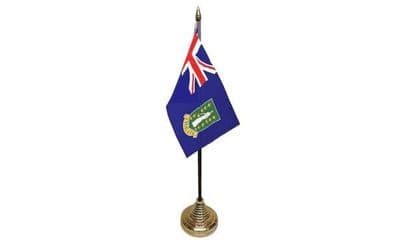 British Virgin Islands Table Flag