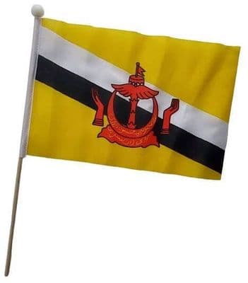 Brunei Hand Flag