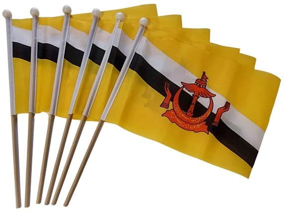 Brunei Pack of Hand Flags | Buy Brunei Pack of Hand Flags | NWFlags