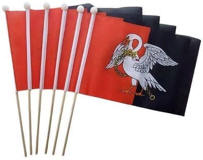 Buckinghamshire Hand Flag - 6 Pack