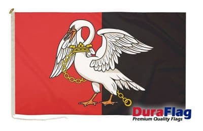 Buckinghamshire New Premium Quality DuraFlag Rope & Toggle - 5ft x 3ft