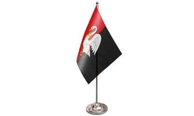Buckinghamshire Table Flag - Satin