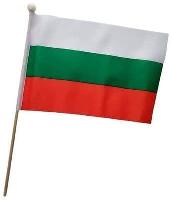 Bulgaria Hand Flag
