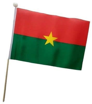 Burkina Faso Hand Flag