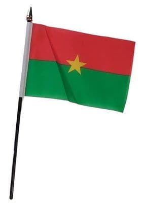 Burkina Faso Table Flag - NO BASE