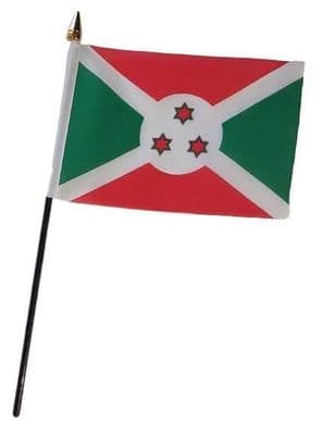 Burundi Table Flag - NO BASE