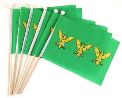 Caernarfonshire Hand Flag - 6 Pack