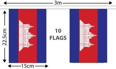 Cambodia Bunting 3m