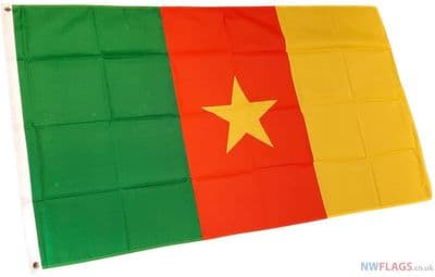 Cameroon Flag - 5ft x 3ft | Standard Polyester