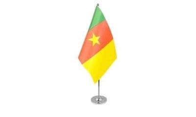 Cameroon Table Flag - Satin