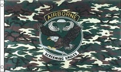 Camo Airbourne 5ft x 3ft Flag