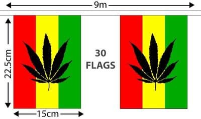 Cannabis Reggae Bunting 9m