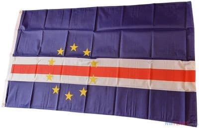 Cape Verde Flag - 5ft x 3ft | Standard Polyester