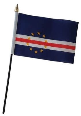 Cape Verde Table Flag - NO BASE