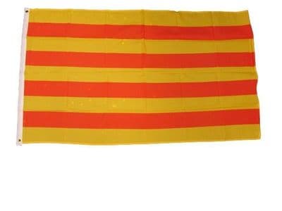 Catalonia Flag - 5ft x 3ft | Standard Polyester