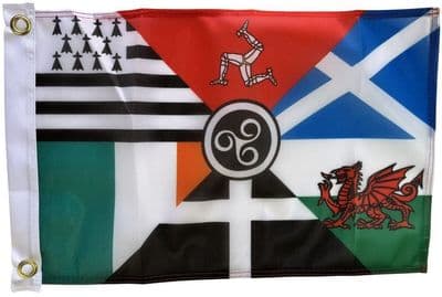 Celtic Nations Flag 1.5ft x 1ft | Heavy Knitted Polyester