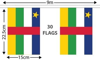 Central African Republic Bunting 9m