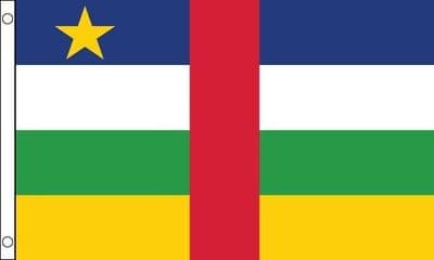 Central African Republic VALUE Flag - 3ft x 2ft