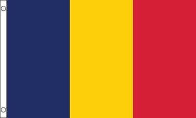 Chad Flag - 3ft x 2ft | Standard Polyester
