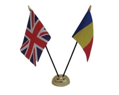 Chad with UK Friendship Table Flag