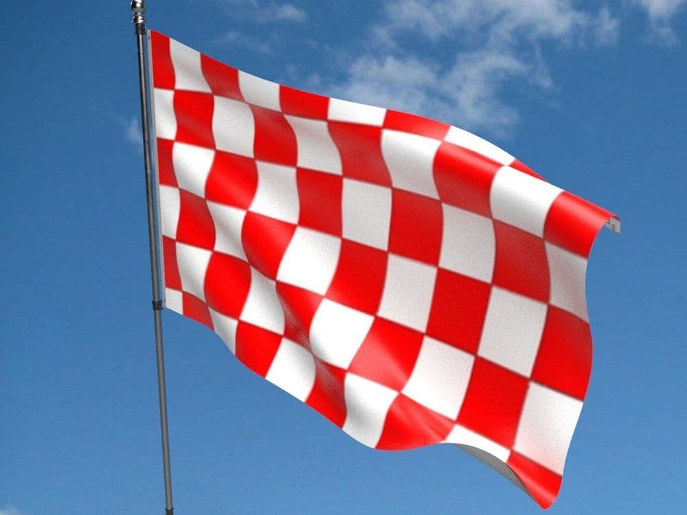 5x3 Foot Polyester Flag Orange & White Check Flag - 5x3 Feet Polyester Armagh Gaa Chequered Flag C 352399 - Foto 13