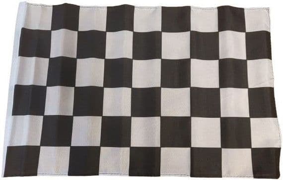 Checkered Sleeved Black & White Flag | North West Flags
