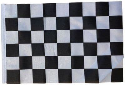 Checkered Mini Black and White Flag - 9